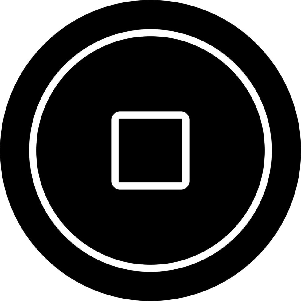 Stop Vector Icon Design