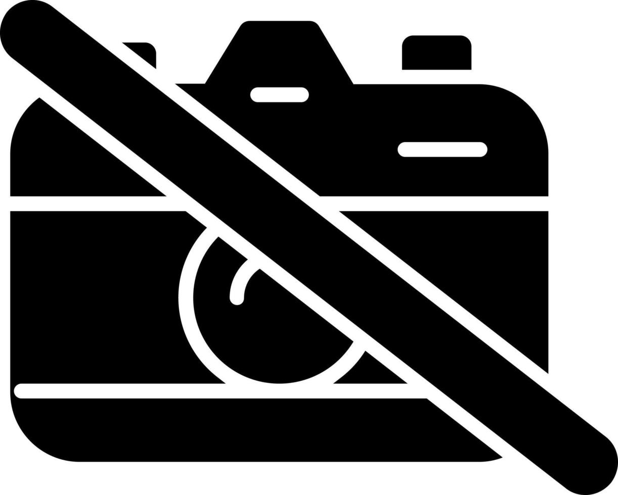 Camera off Vector Icon Design