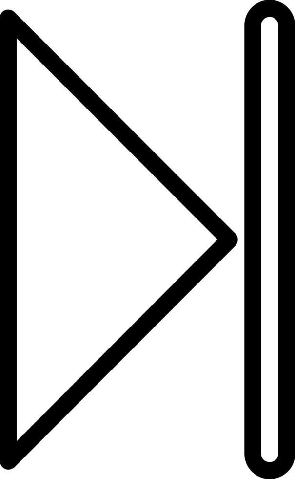 Skip Vector Icon Design