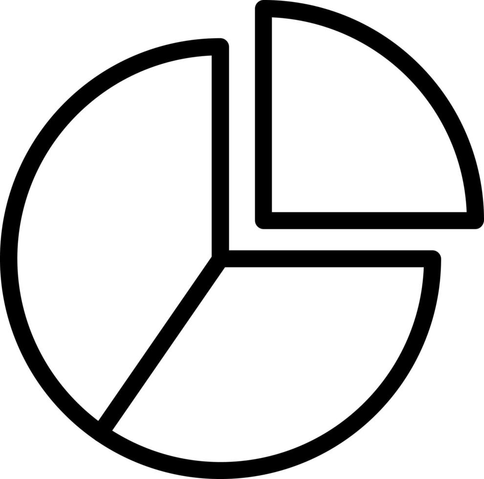 Pie Vector Icon Design
