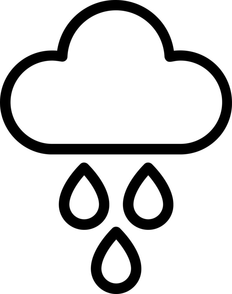 Rain Vector Icon Design