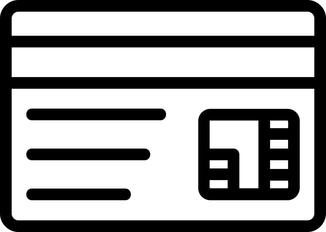 Credit card Vector Icon Design