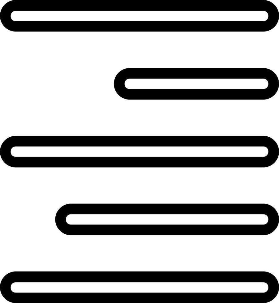 Align Vector Icon Design