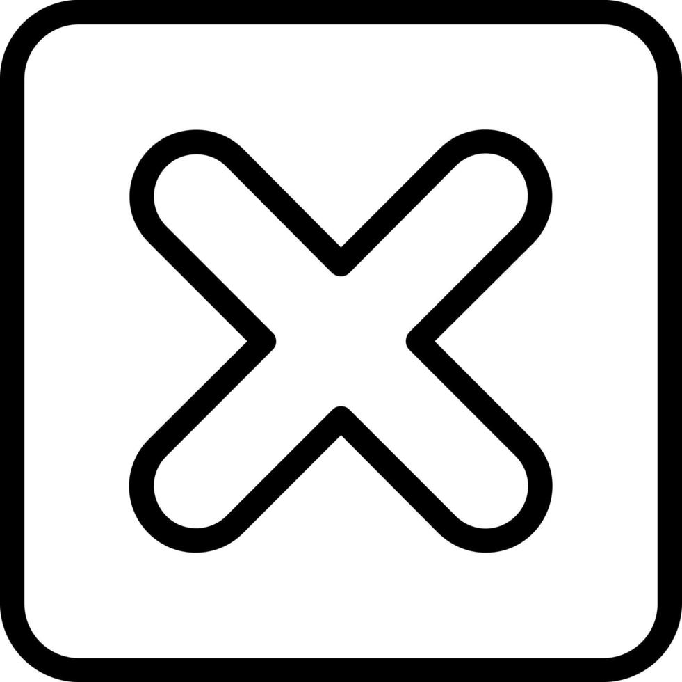 Delete Vector Icon Design