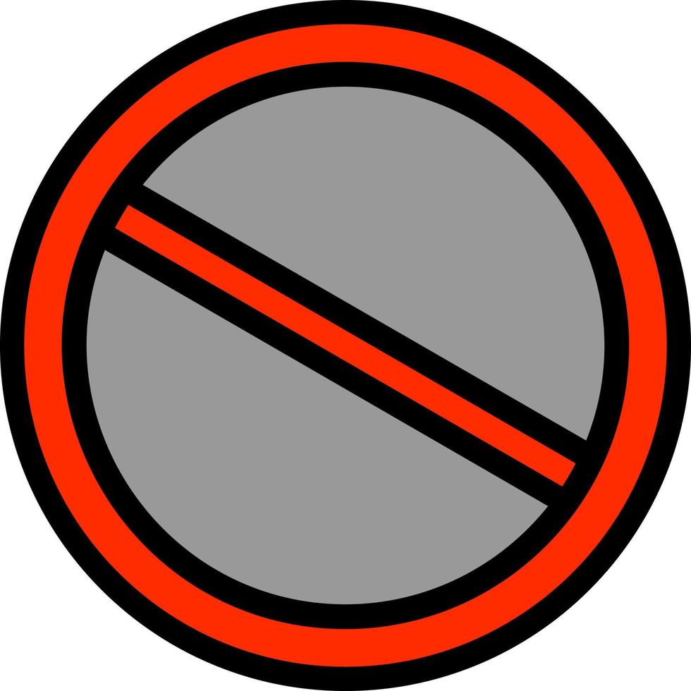Slash Vector Icon Design