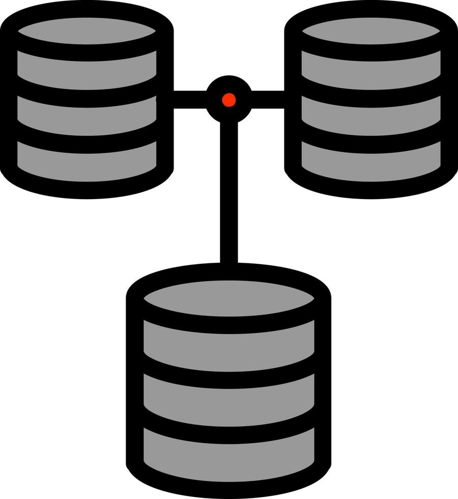 Database Vector Icon Design