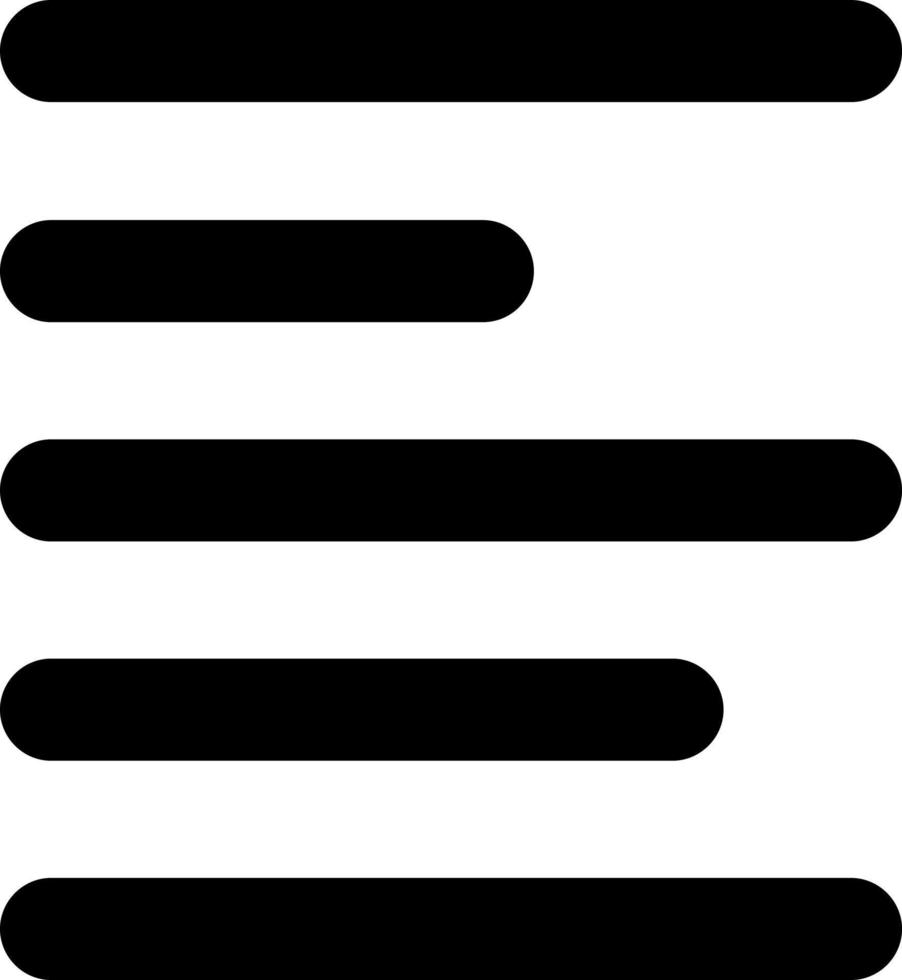 Align Vector Icon Design