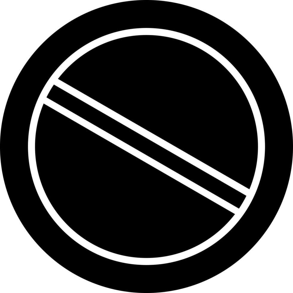 Slash Vector Icon Design