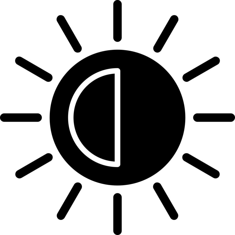 Brightness Vector Icon Design