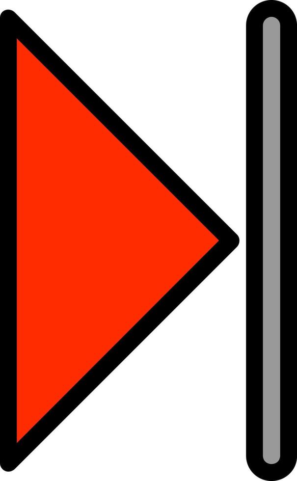 Skip Vector Icon Design