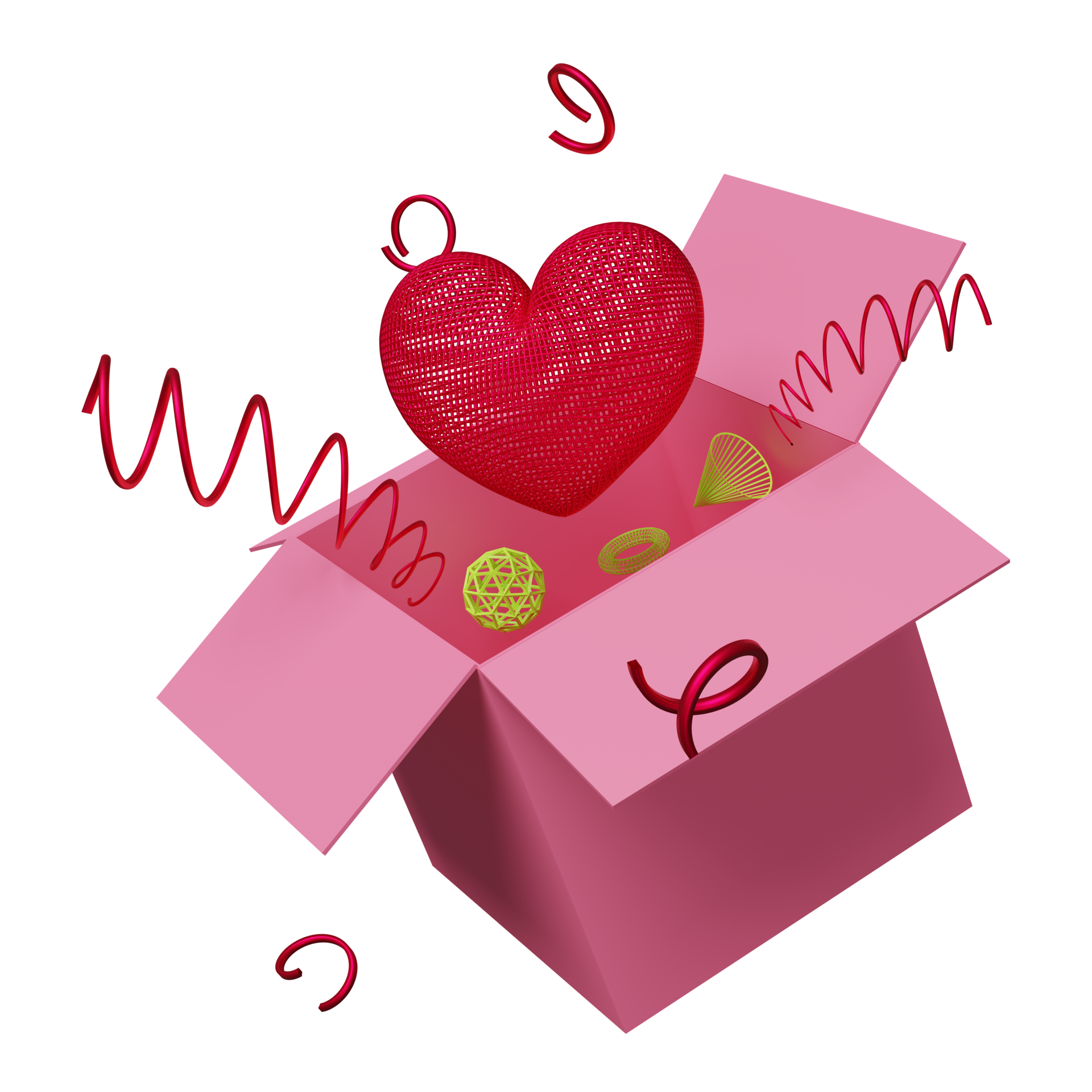 pink-open-gift-box-with-red-wireframe-heart-isolated-christmas-and-new
