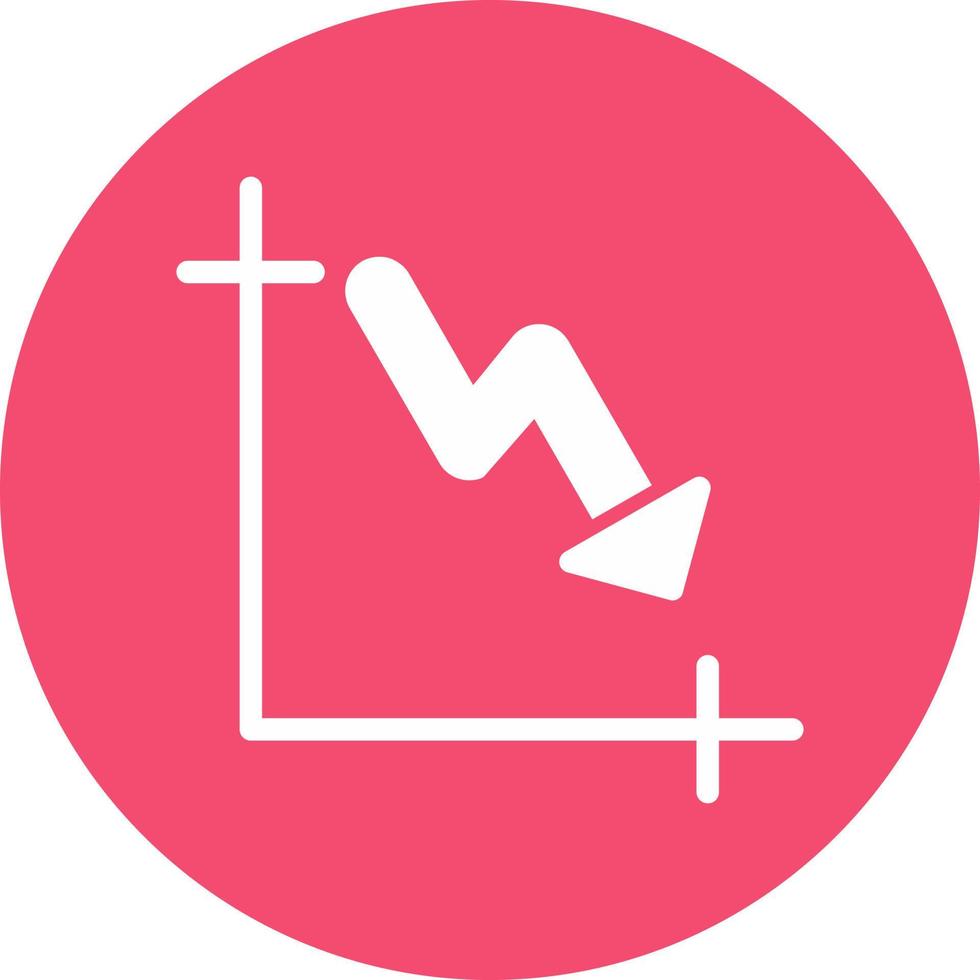 Trending down Vector Icon Design