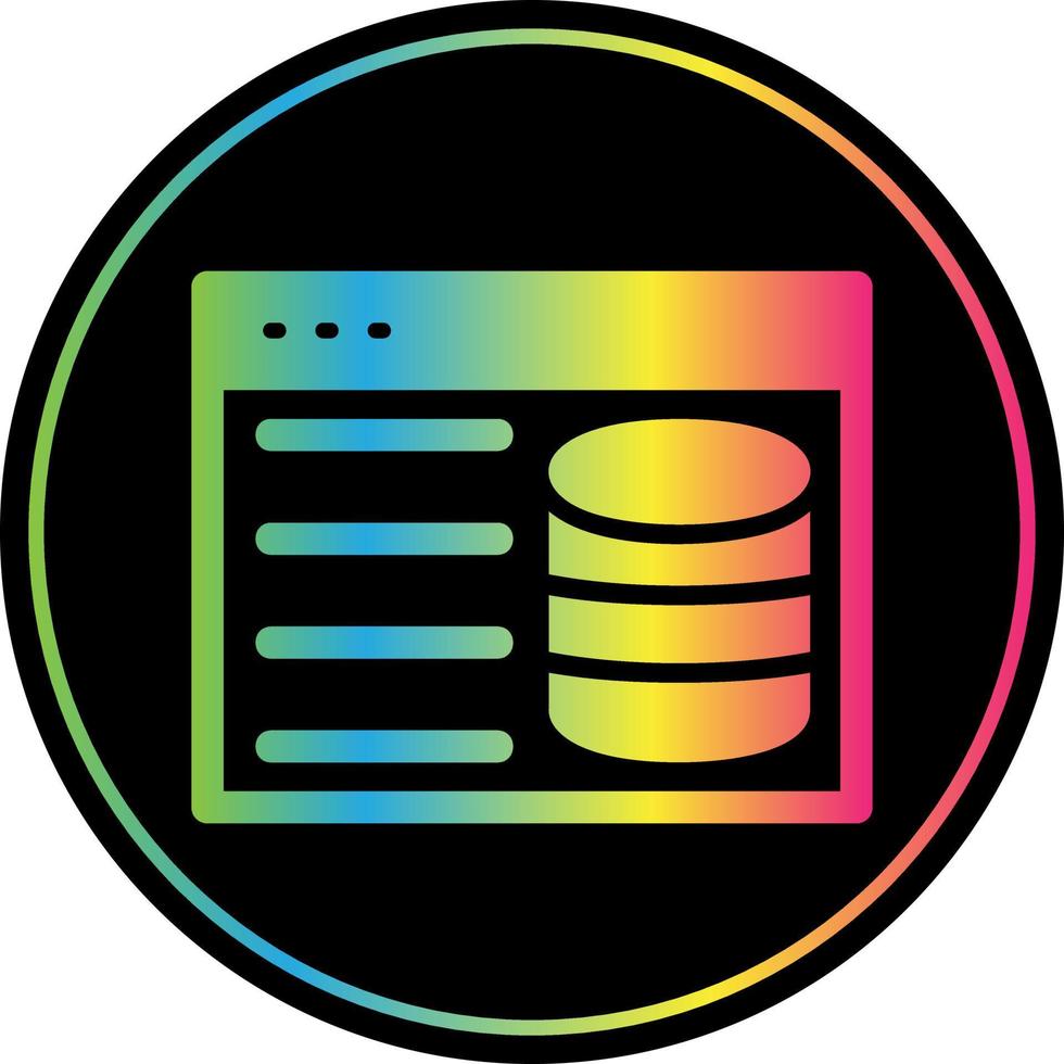 Data Interpretation Vector Icon Design