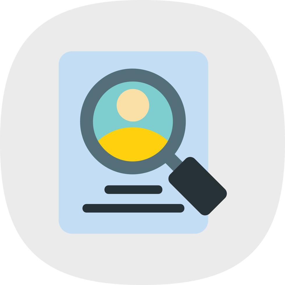 Research Process Vector Icon Design