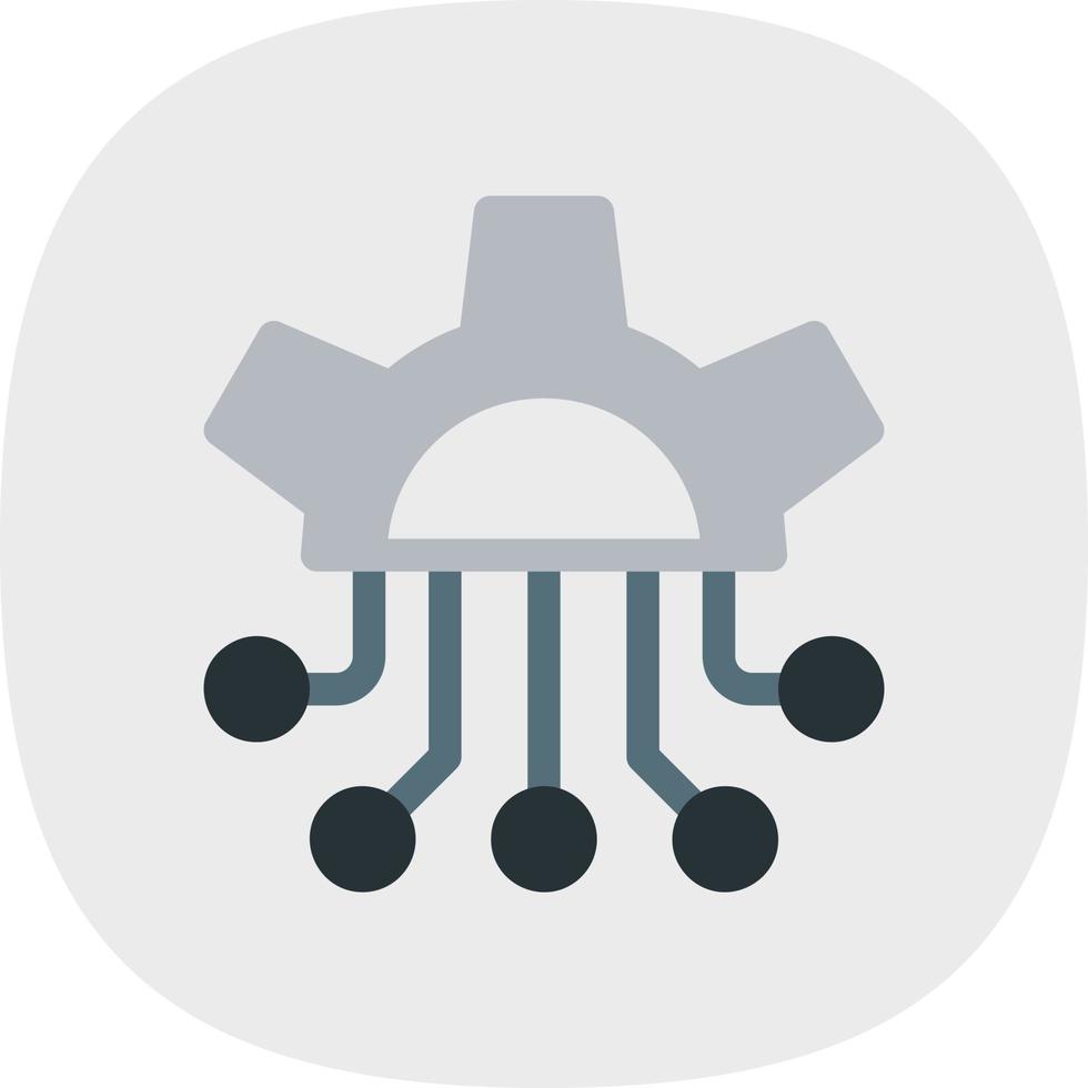 Neural Engineering Vector Icon Design