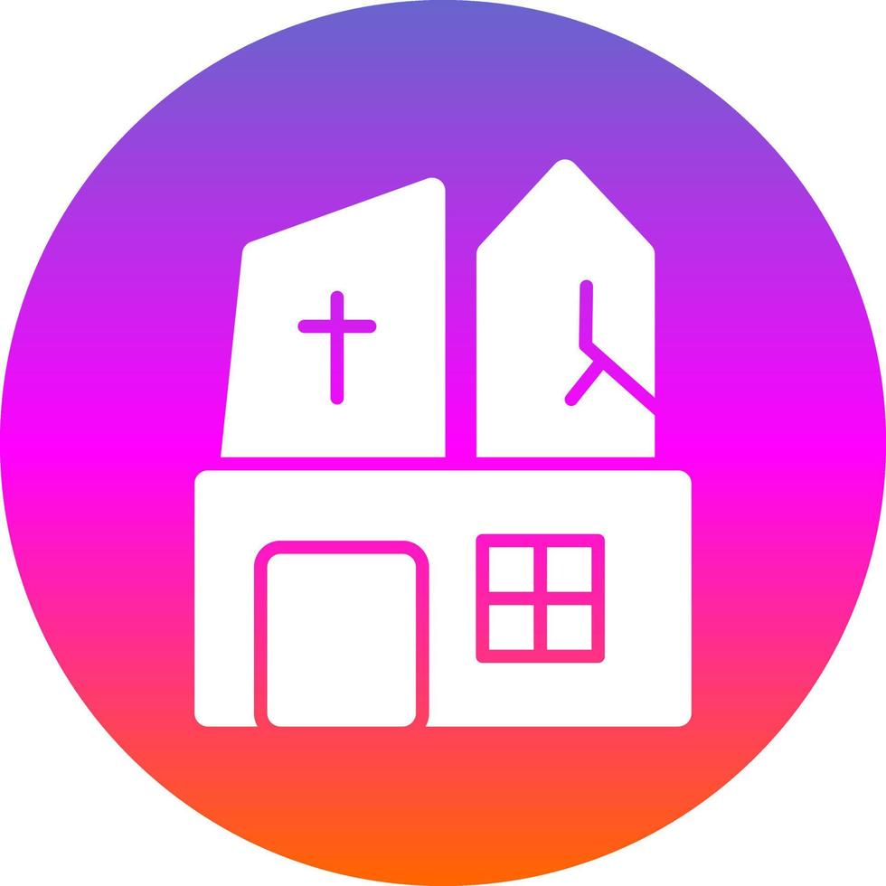 Ghost Castle Vector Icon Design