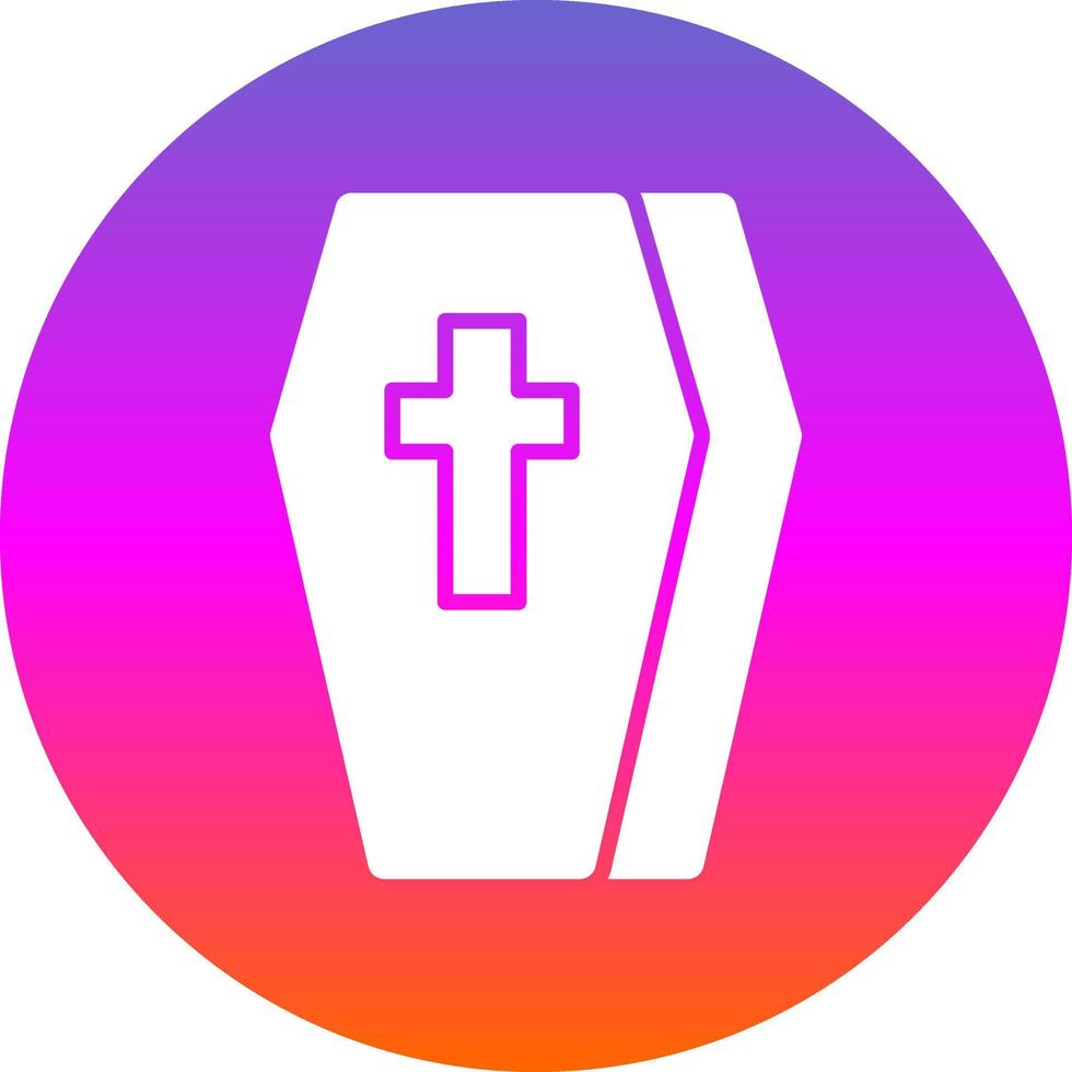 Coffin Vector Icon Design