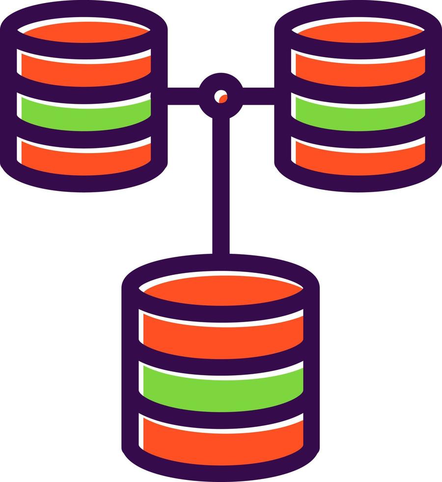 Database Vector Icon Design