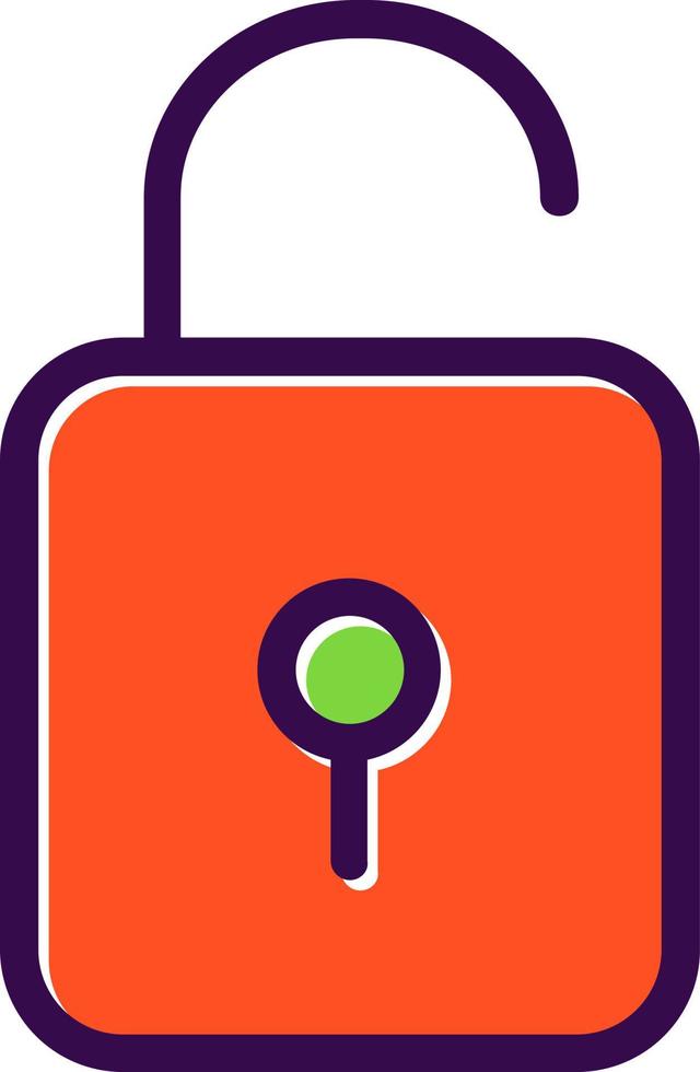 Unlock Vector Icon Design