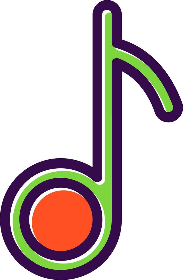 diseño de icono de vector de música