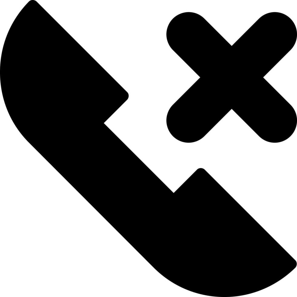 Missed call Vector Icon Design