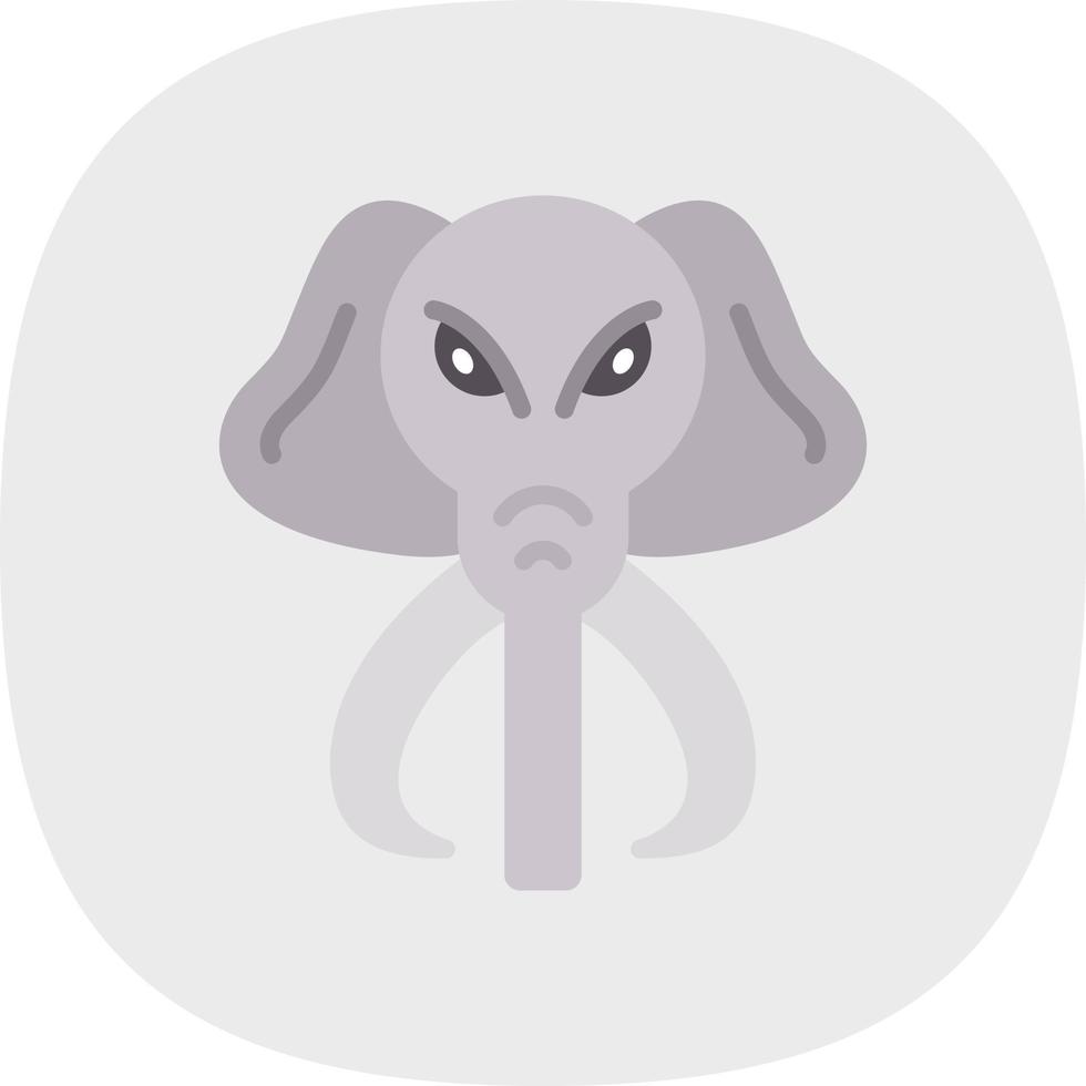 Mammoth Vector Icon Design