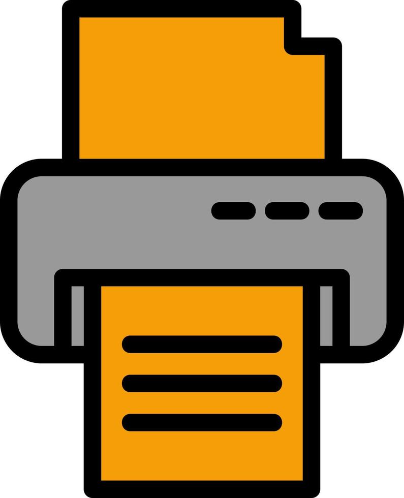 Printer Vector Icon Design