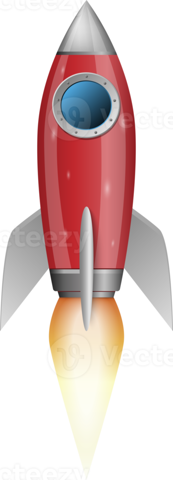 lanzamiento de cohete rojo png