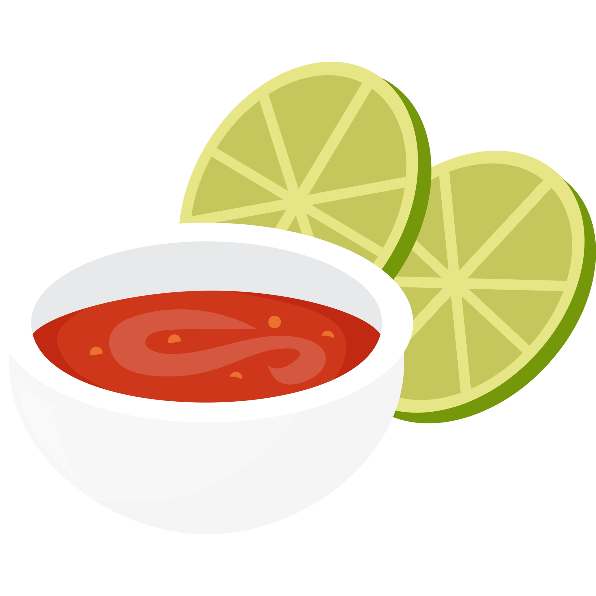 Red tomato sauce with lime slices 15339493 PNG