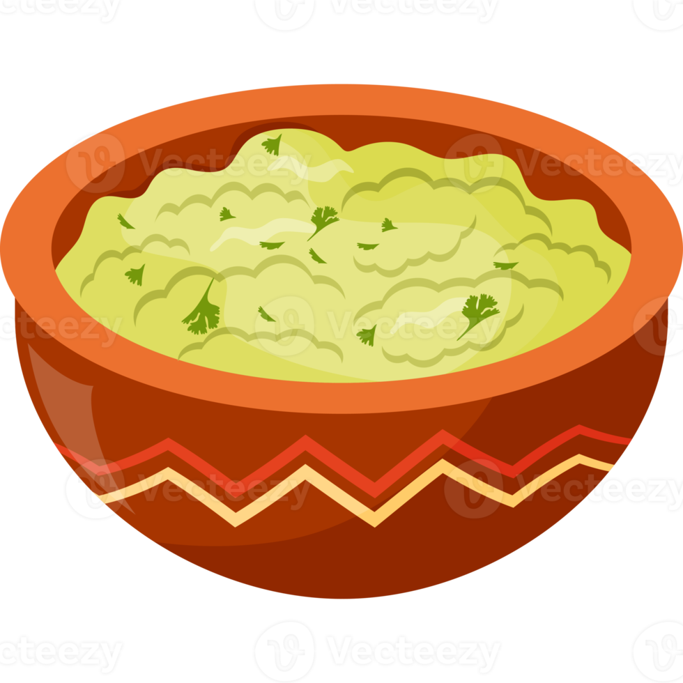 Traditional Mexican   guacamole png