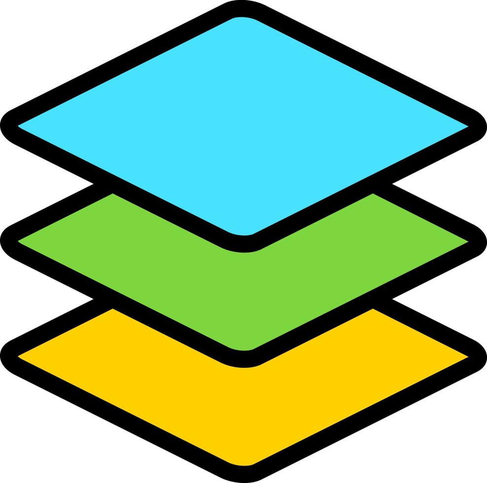 Layers Vector Icon Design