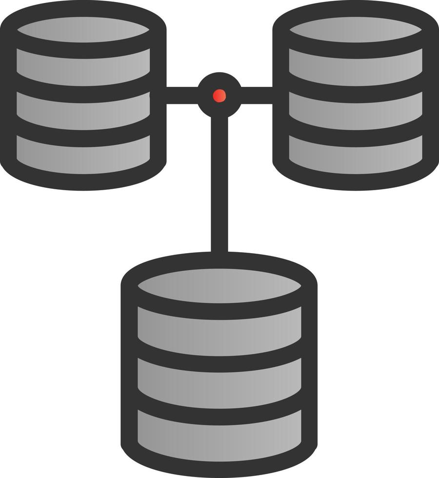 Database Vector Icon Design