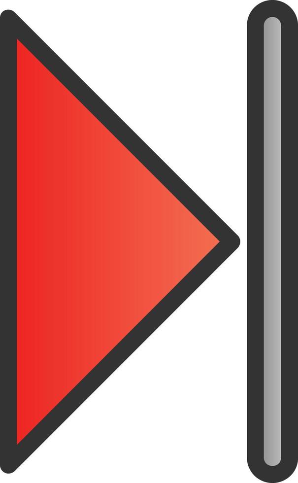 Skip Vector Icon Design