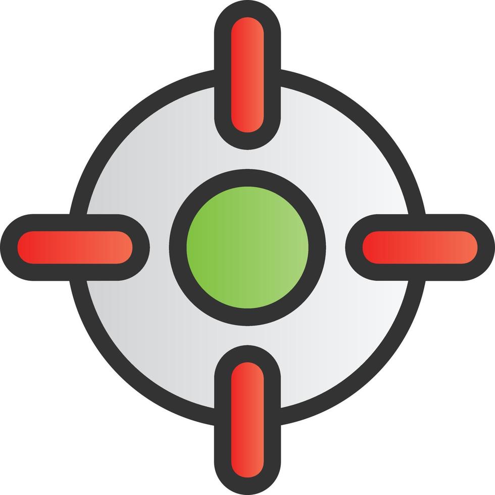 Crosshair Vector Icon Design