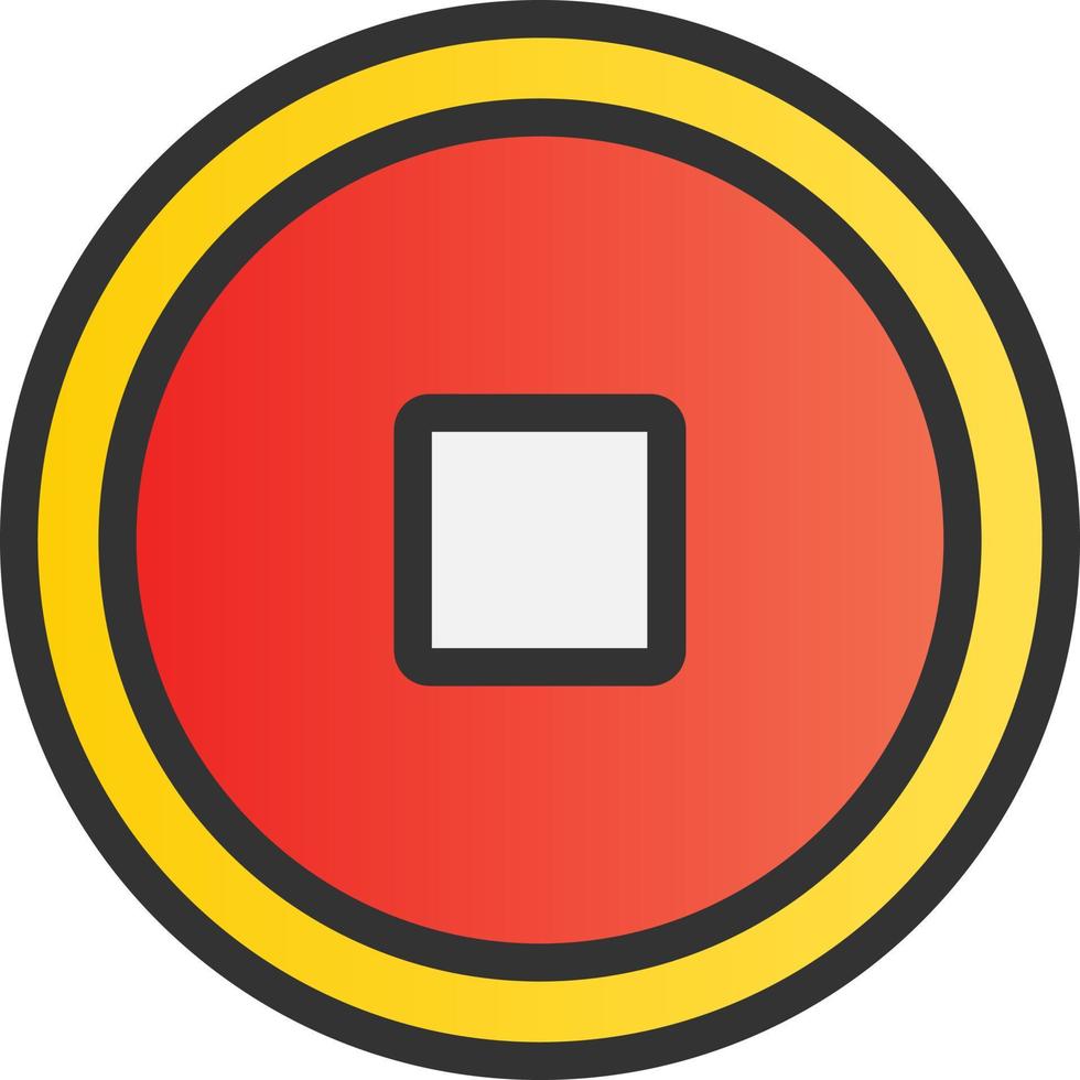 Stop Vector Icon Design