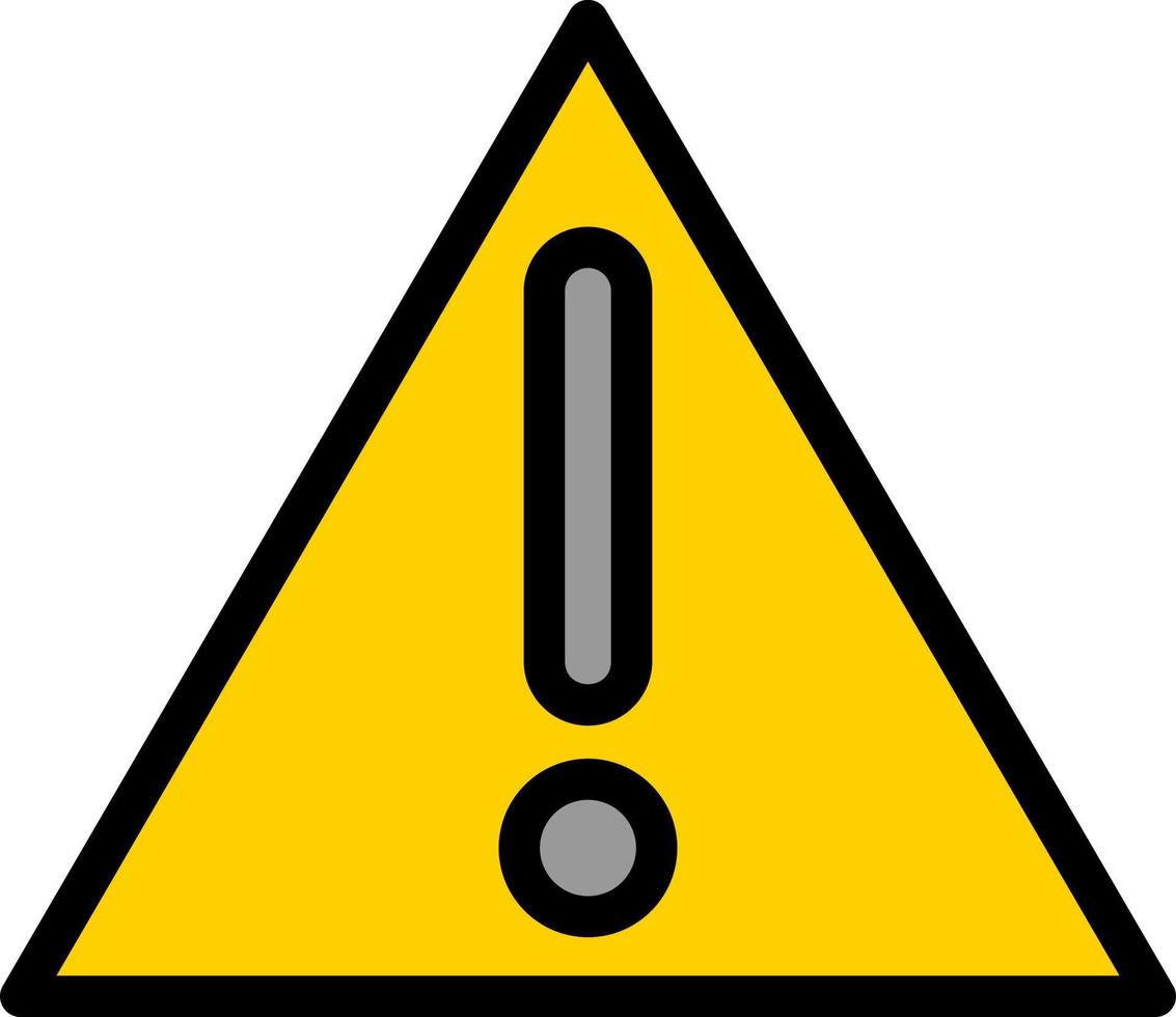 Alert Vector Icon Design