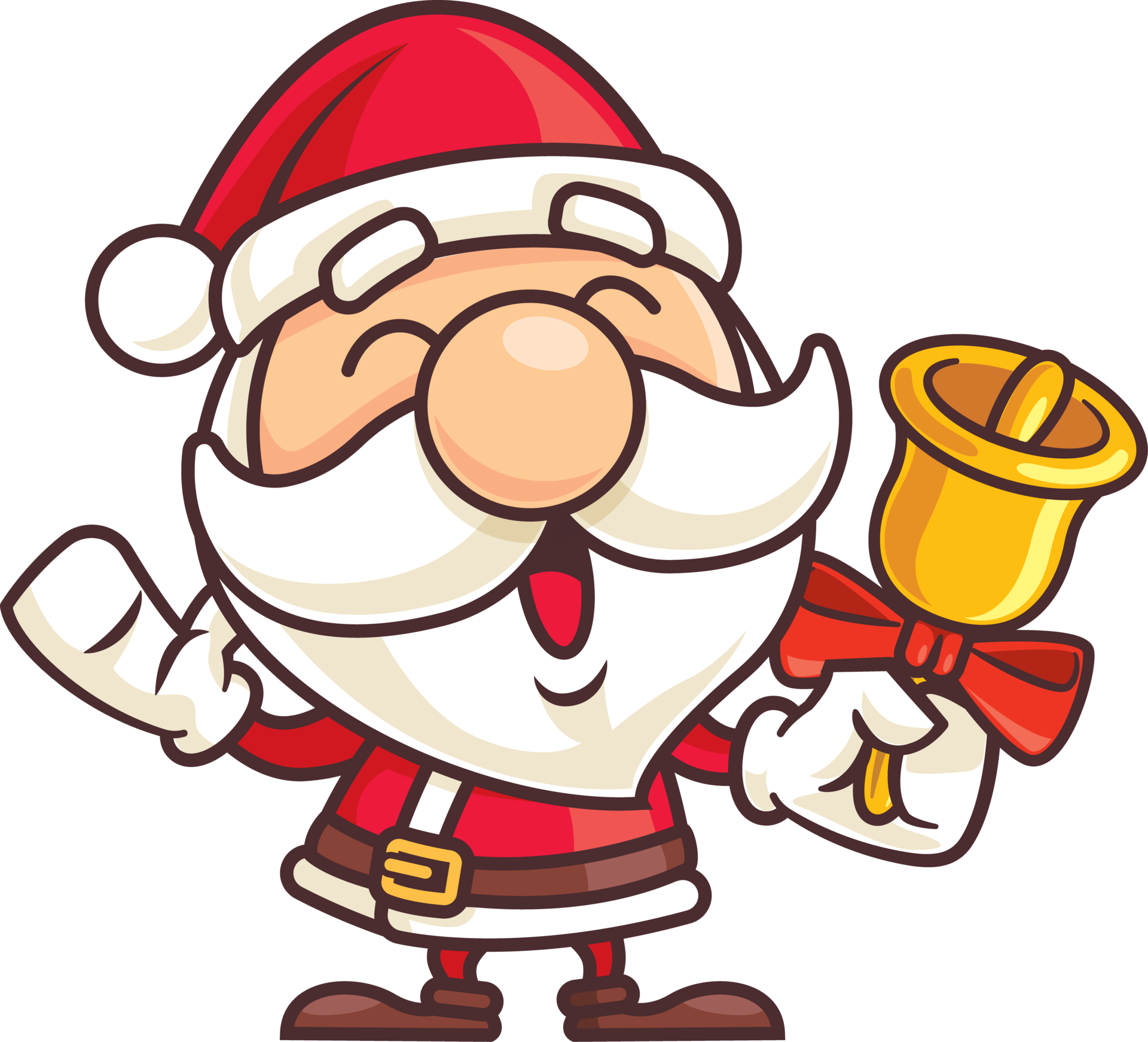 https://static.vecteezy.com/system/resources/previews/015/339/885/original/merry-christmas-with-cartoon-santa-claus-holding-christmas-jingle-bell-illustration-png.png