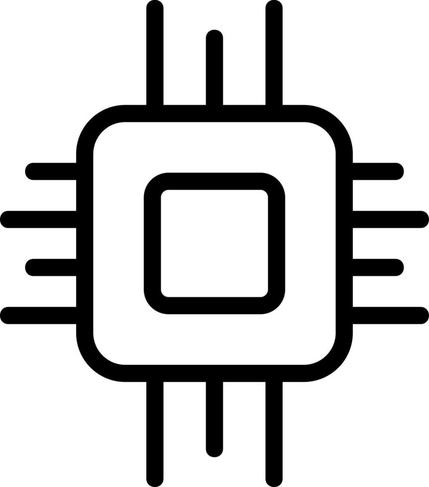 diseño de icono de vector de cpu