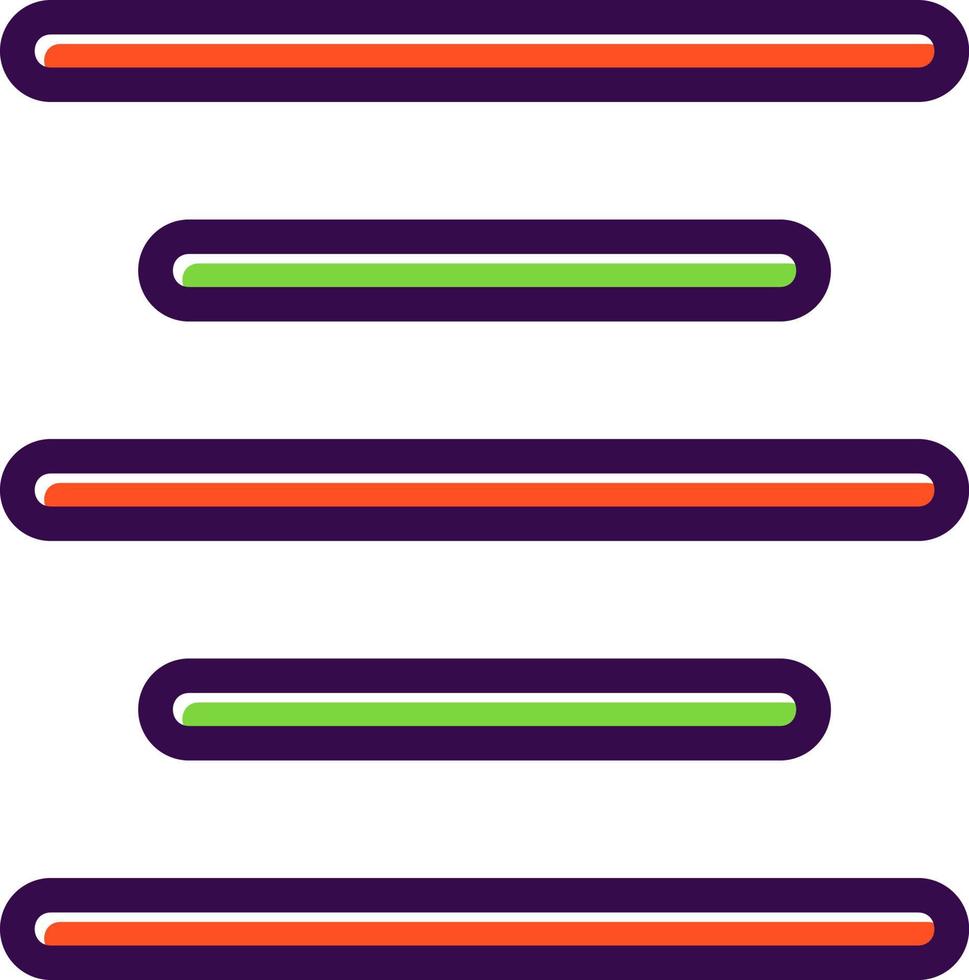 Align Vector Icon Design