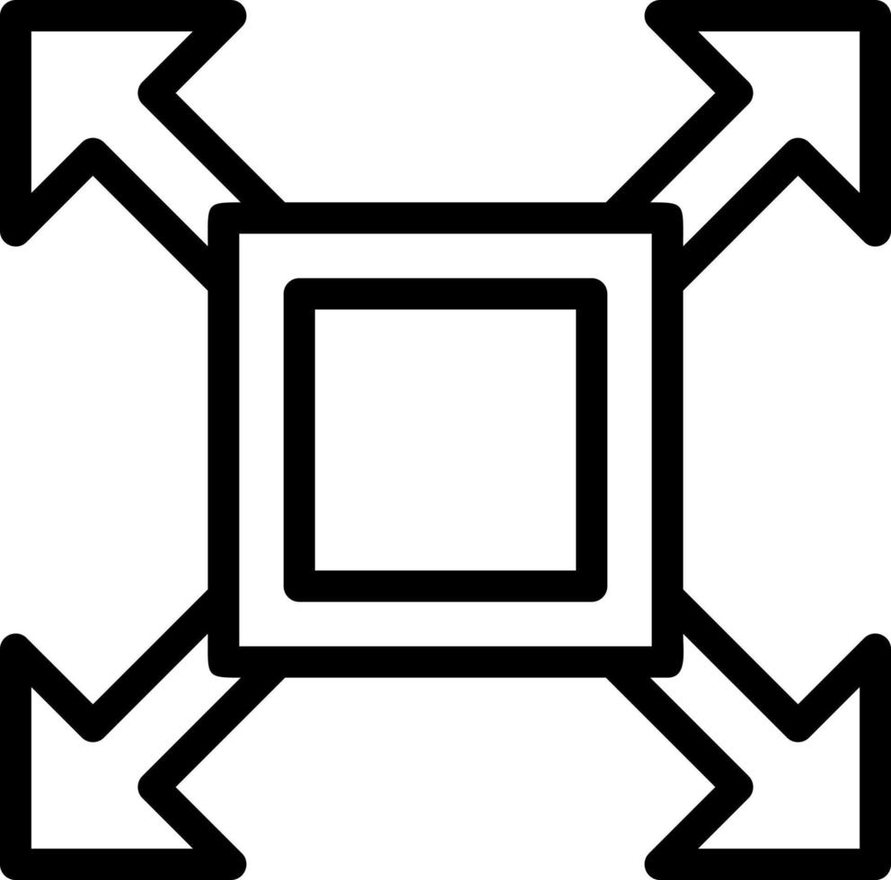 fullscreen Vector Icon Design
