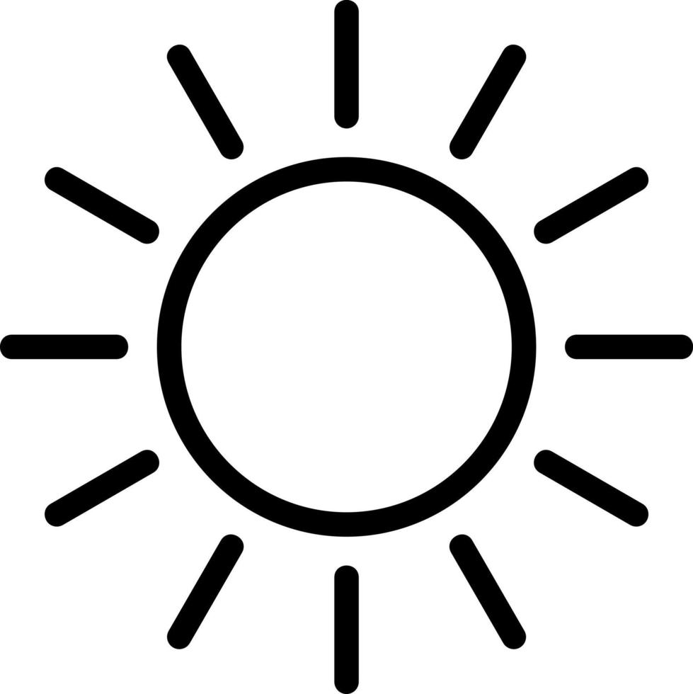 Sun Vector Icon Design