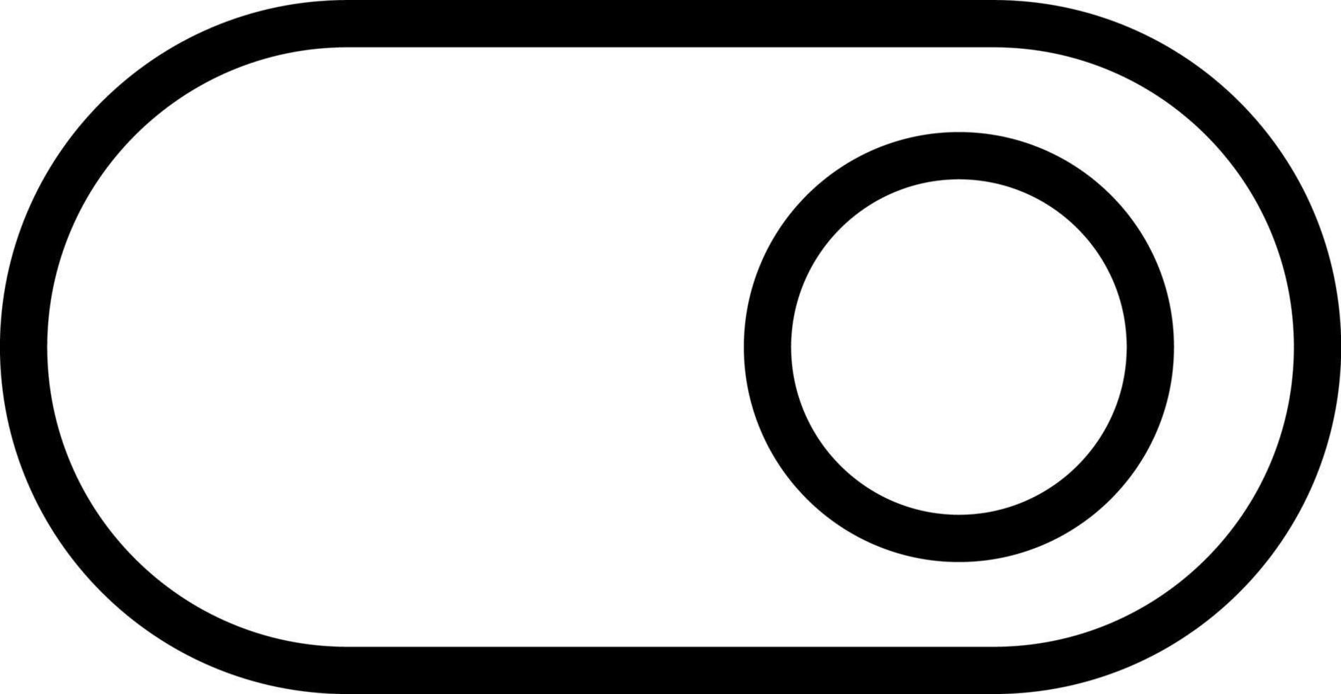 Toggle Right Vector Icon Design
