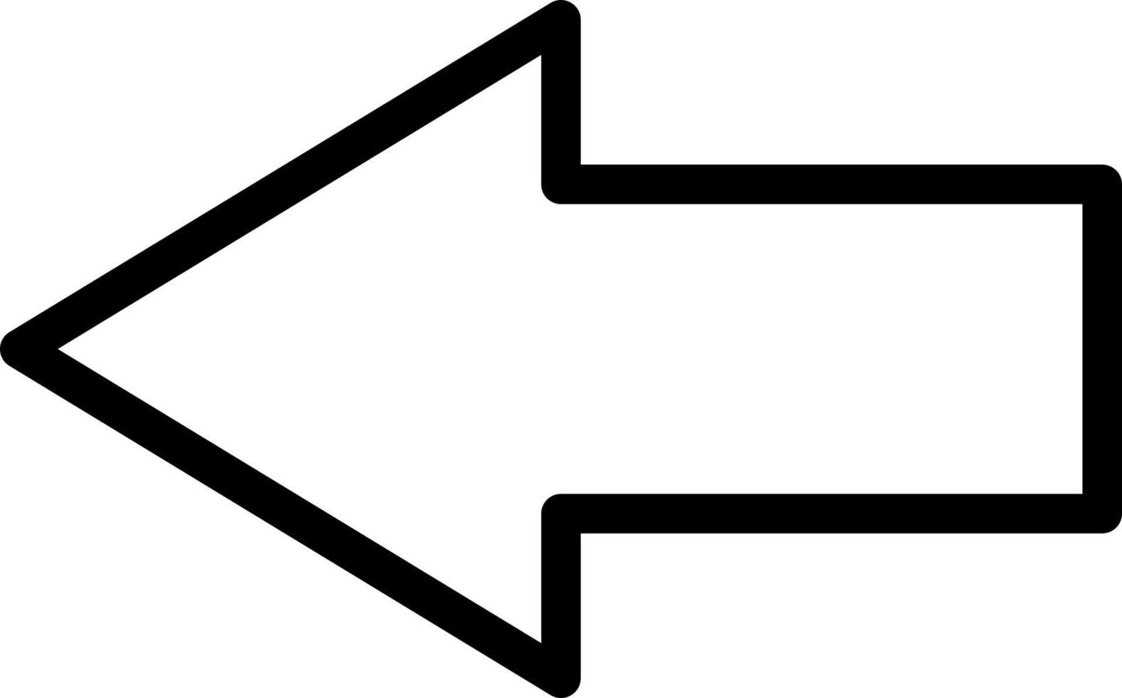 Left Vector Icon Design