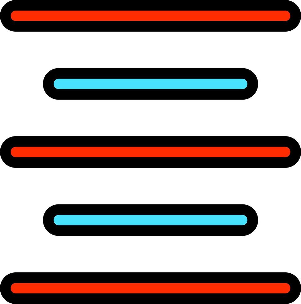 Align Vector Icon Design