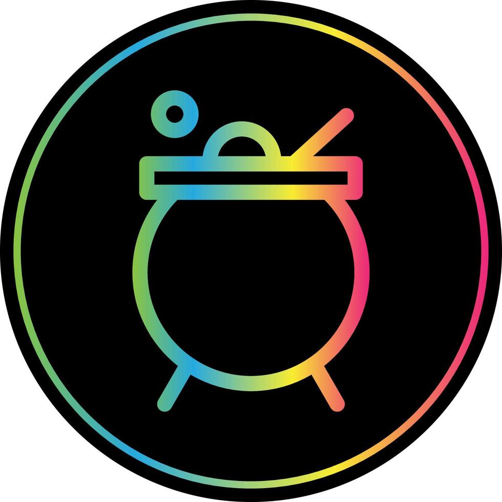 Cauldron Vector Icon Design