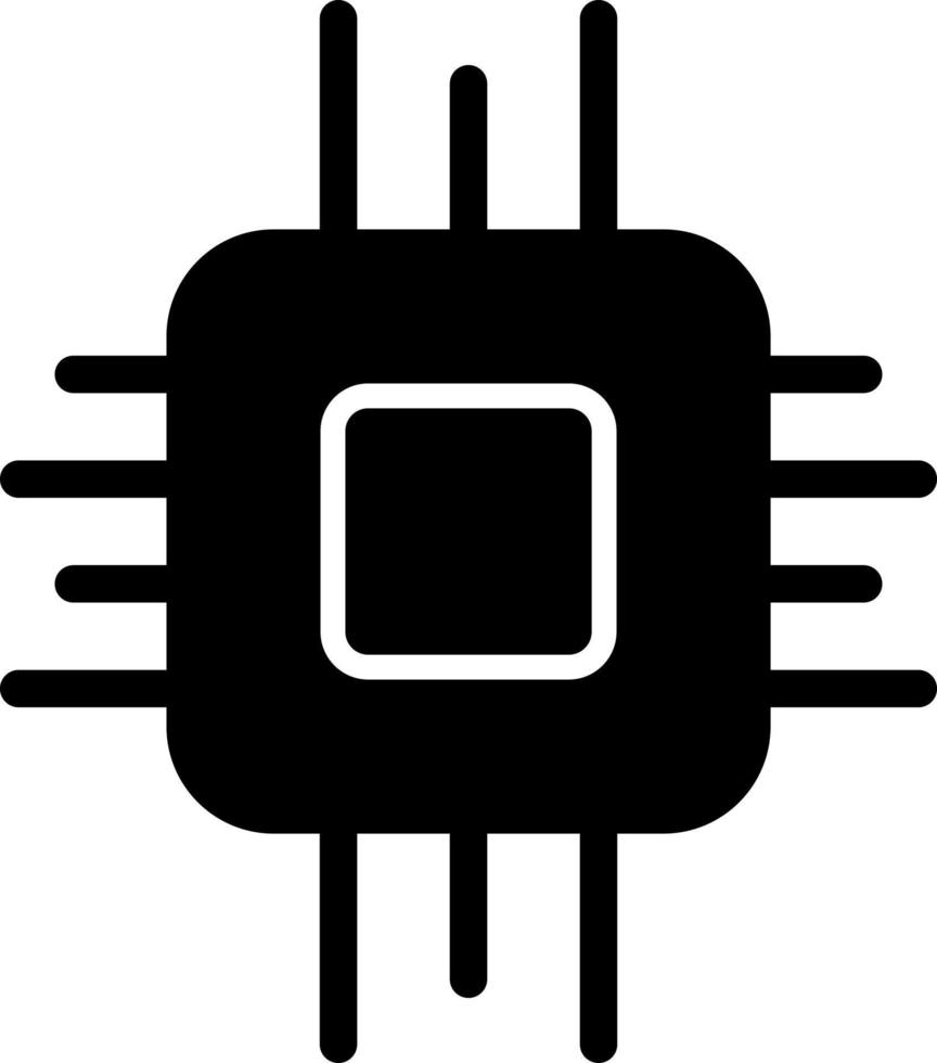 Cpu Vector Icon Design