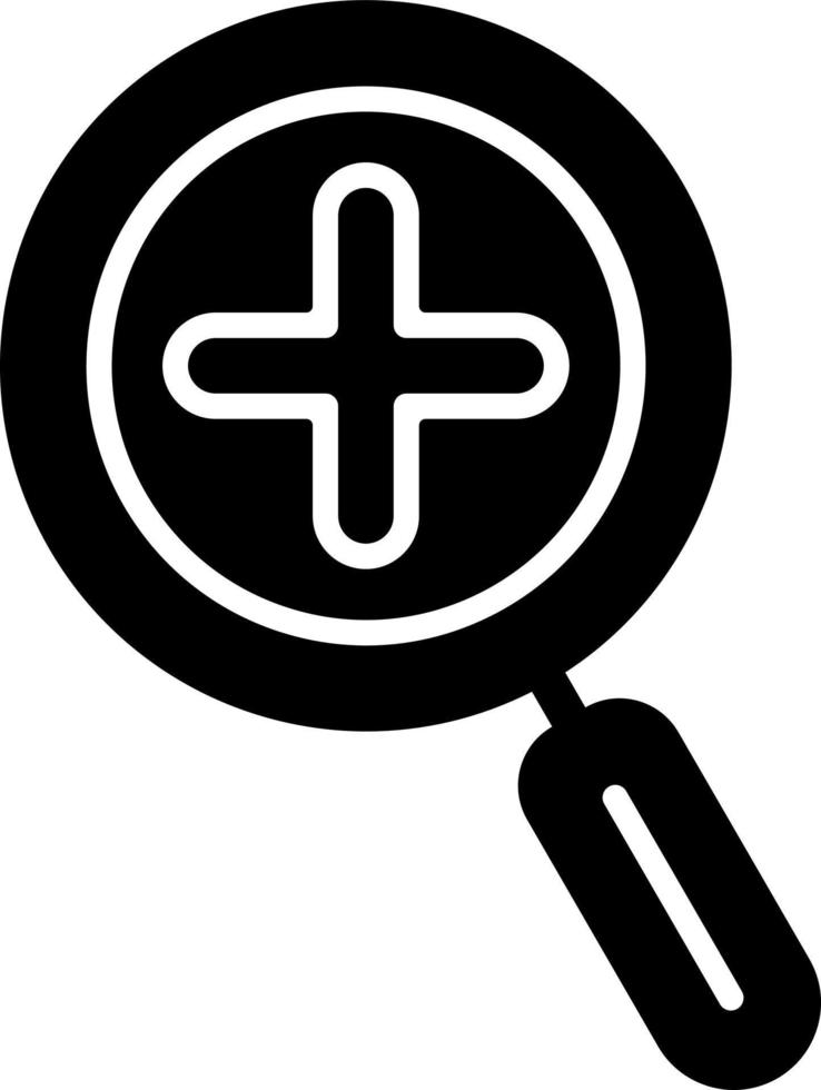 Zoom In Vector Icon Design
