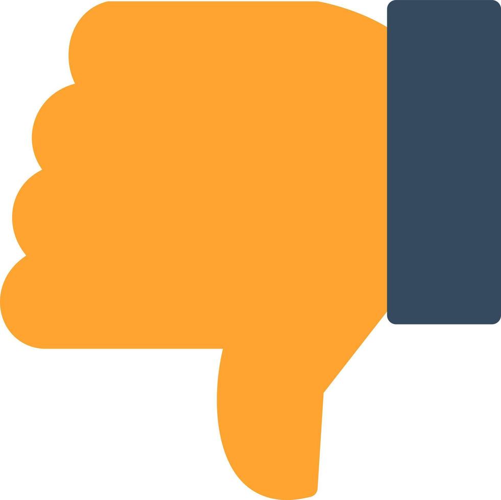 Thumbs Down Vector Icon Design