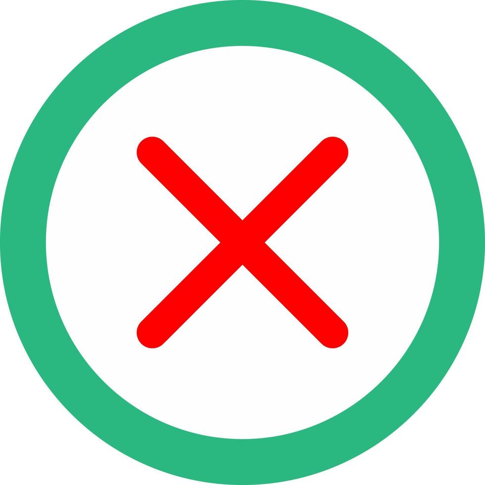 Cross Vector Icon Design
