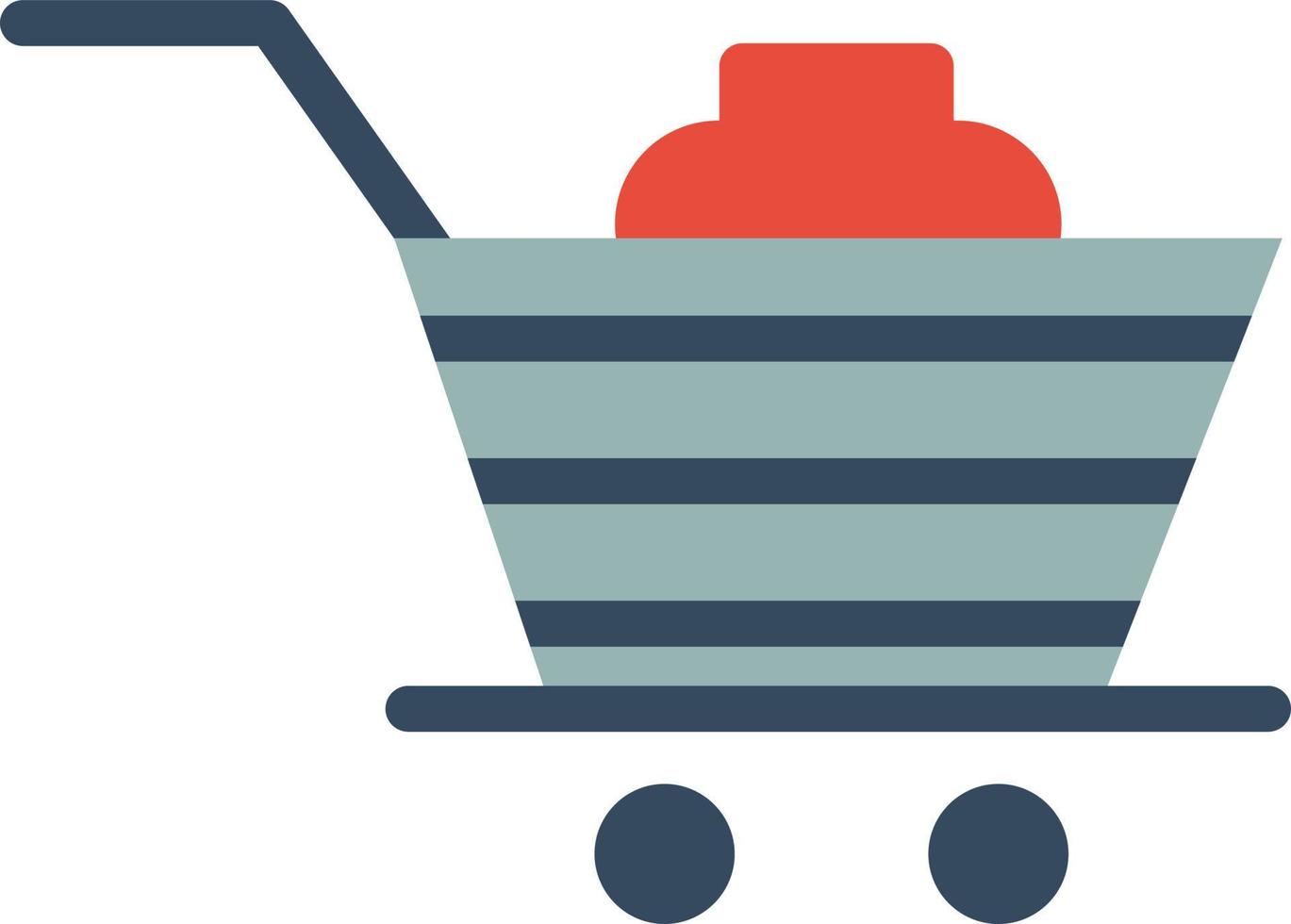 Shopping Cart Vector Icon Design